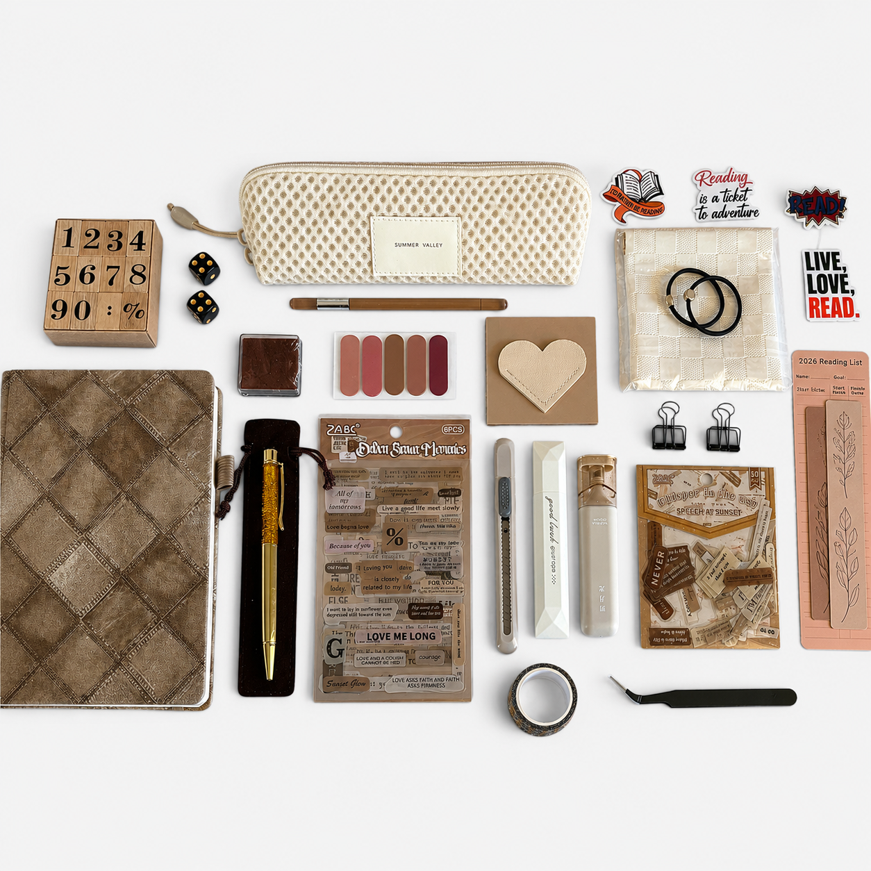 Beige Stationery Gift Set