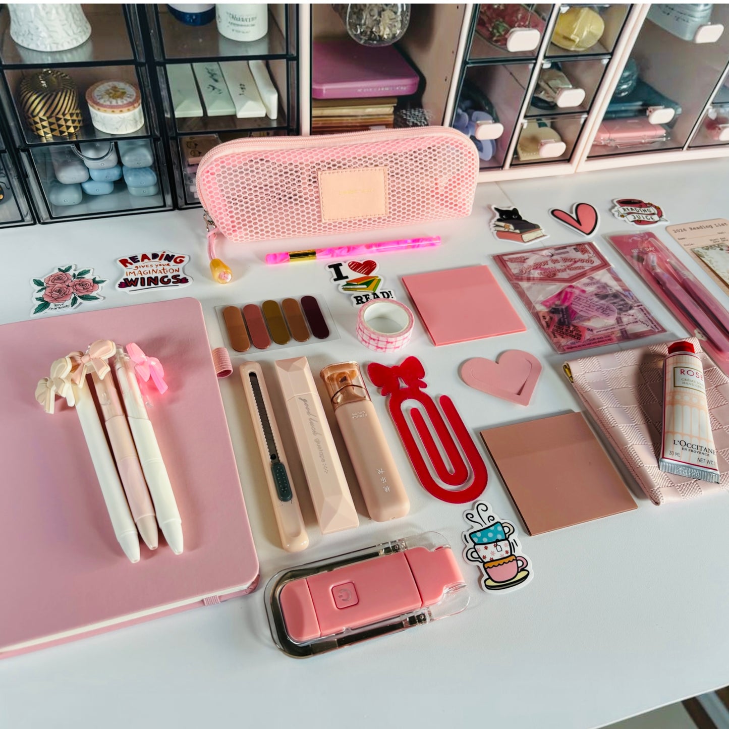 Pink Aesthetic Stationery Set