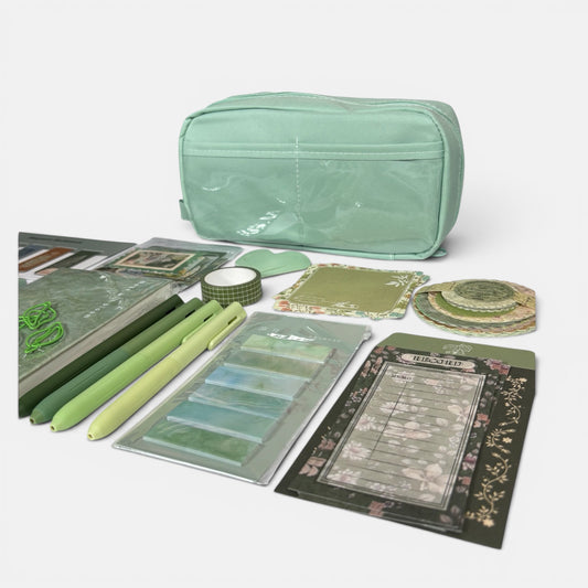 Botanical Stationery Gift Set – Green