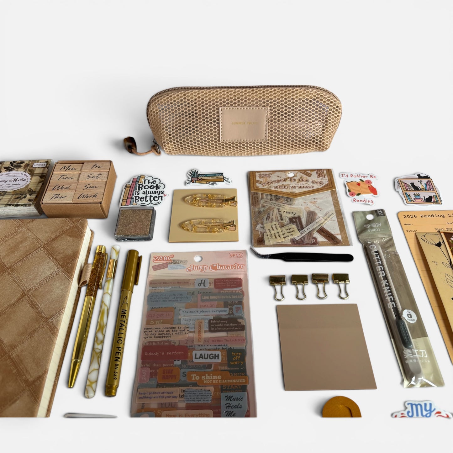 Beige Stationery Gift Set