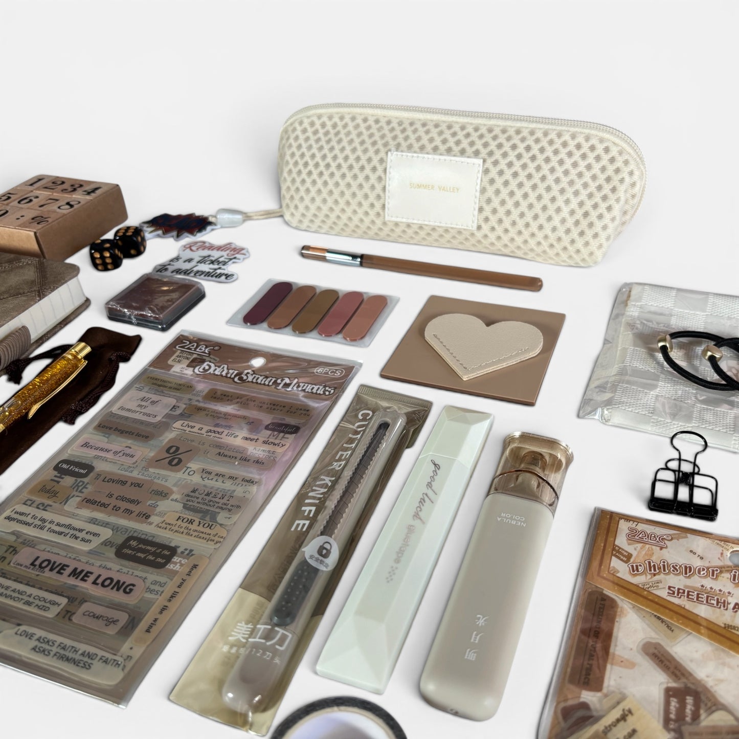 Beige Stationery Gift Set