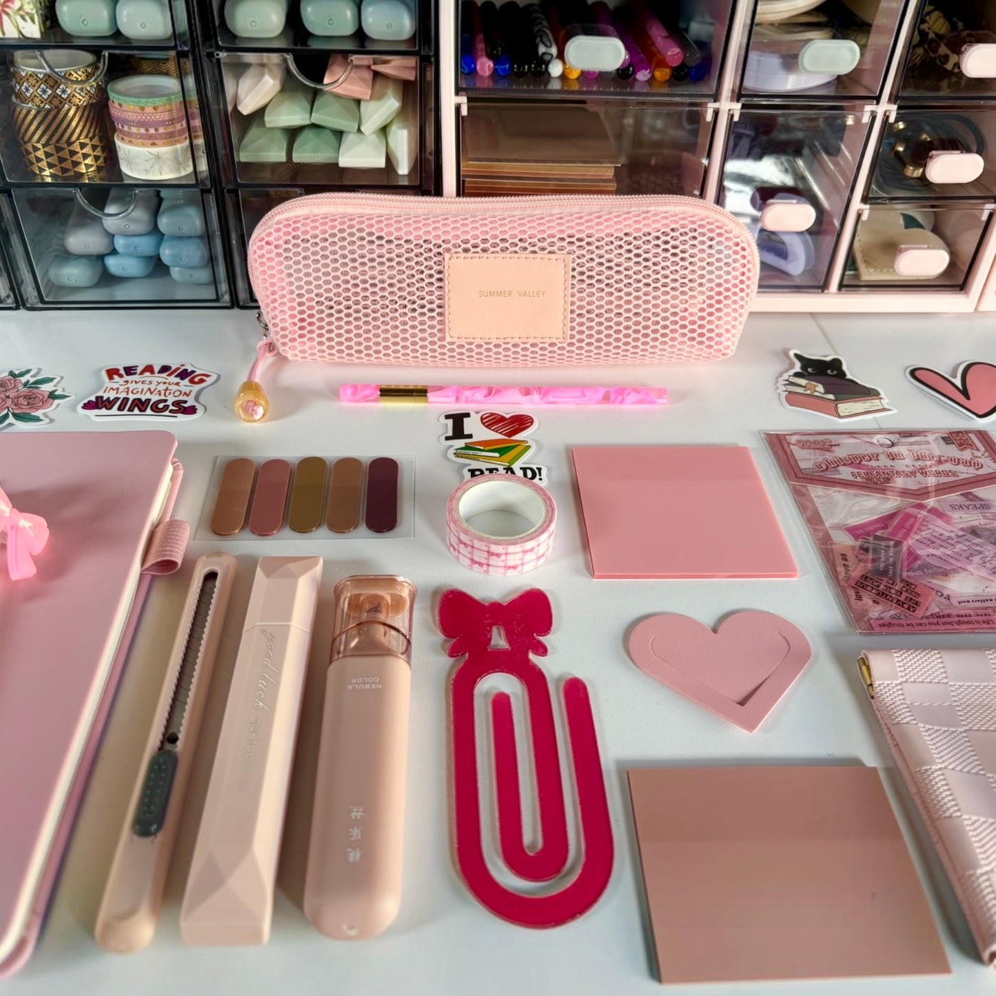 Pink Aesthetic Stationery Set