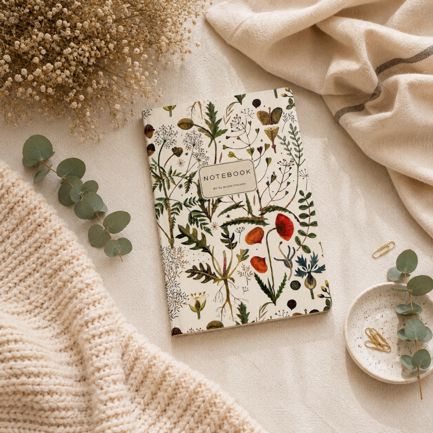 Botanical A5 Notebook – Wildflowers